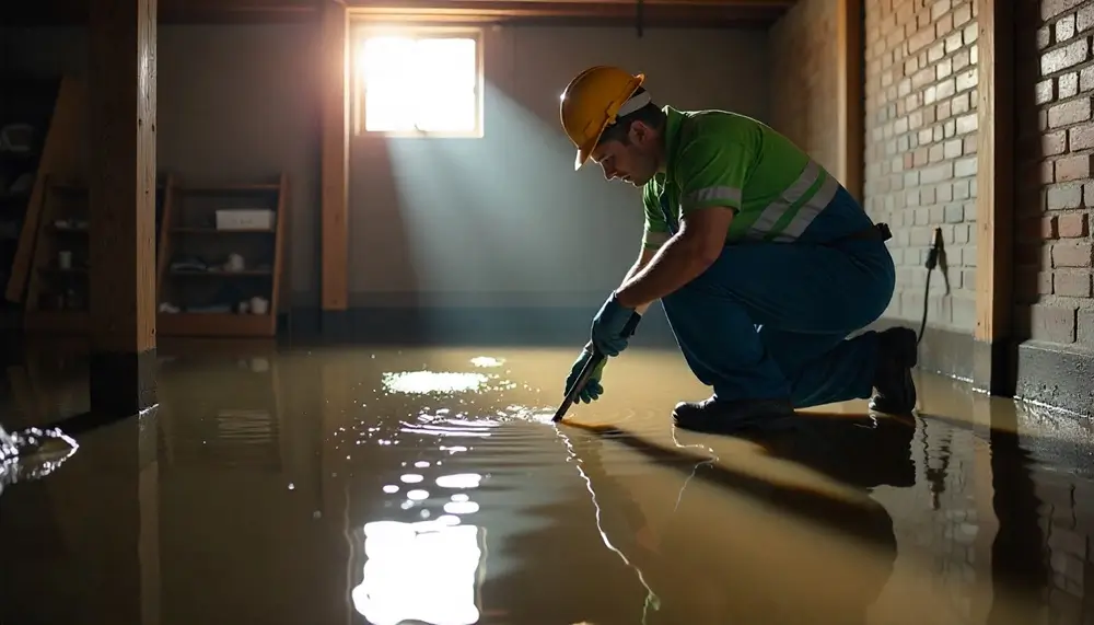 Professional water damage restoration services in Stanton, MI